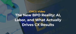BPO and AI strategy for customer experience