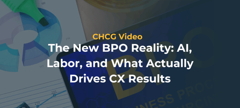 BPO and AI strategy for customer experience